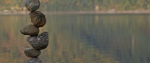 A "balance" by Michael Grab at the shore of Loch Ness